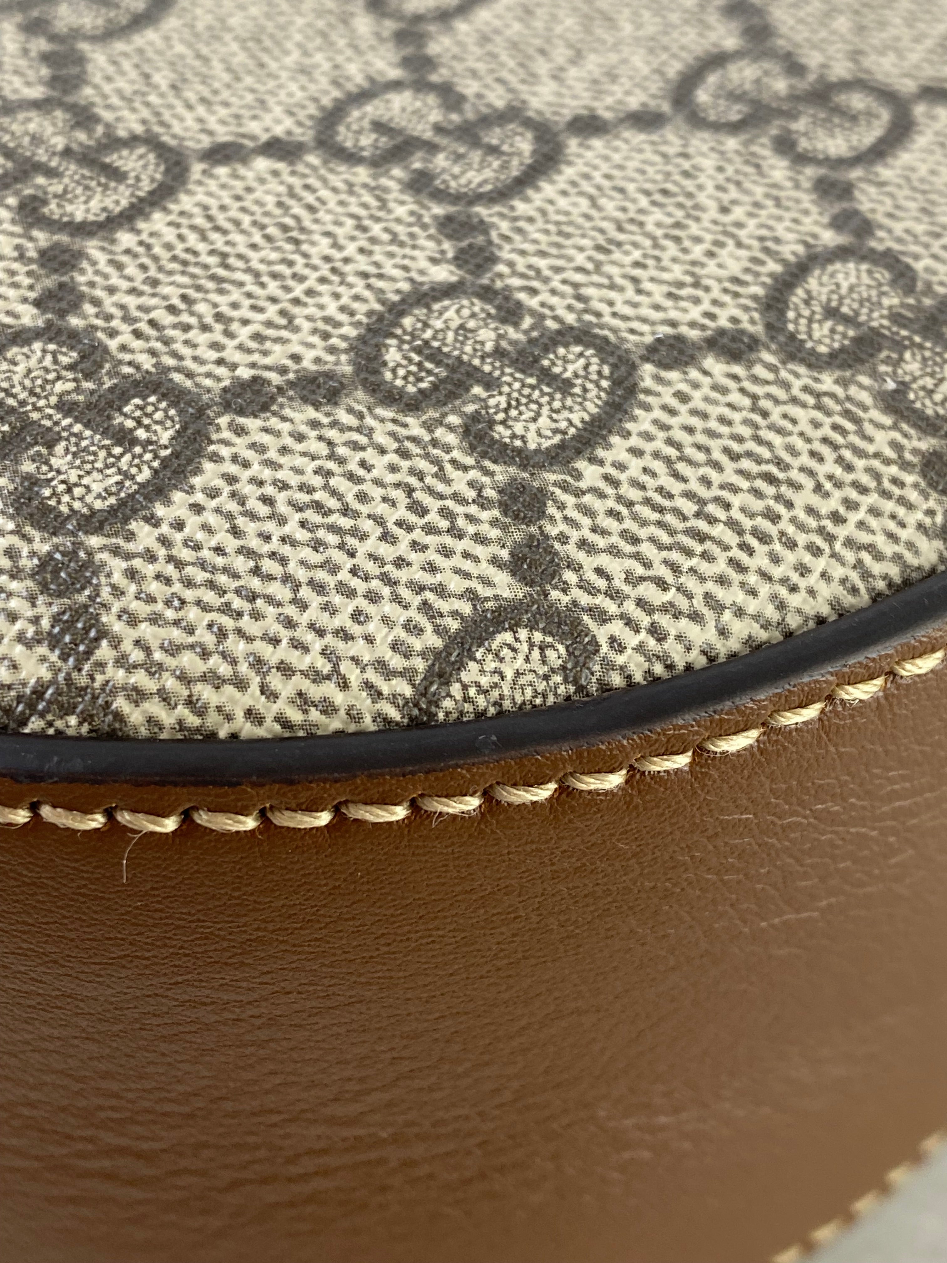 Gucci Brown GG Camera Crossbody Bag