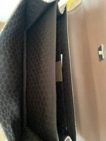 Gucci Brown Python Hobo Bag