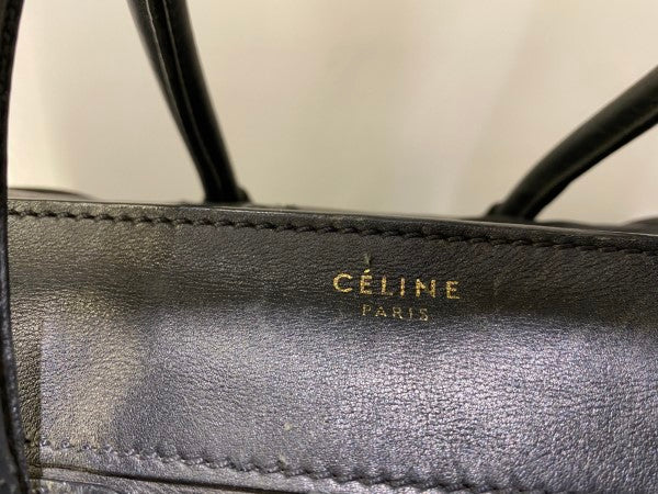 Celine Black Luggage Large Bag