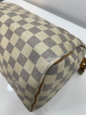 Louis Vuitton Azur Speedy 25 Bag