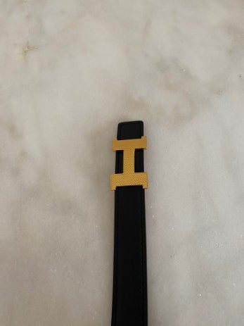 Hermes Bicolor Thin Reversible Belt