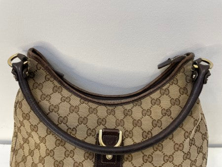 Gucci Brown GG Abbey Medium Hobo Bag