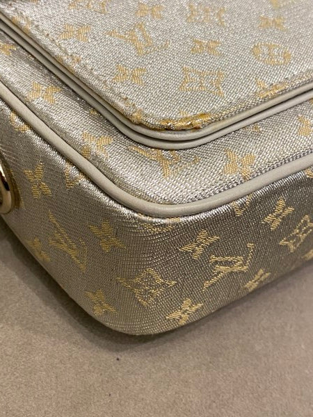 Louis Vuitton Silver Monogram Mckenna Chain Bag