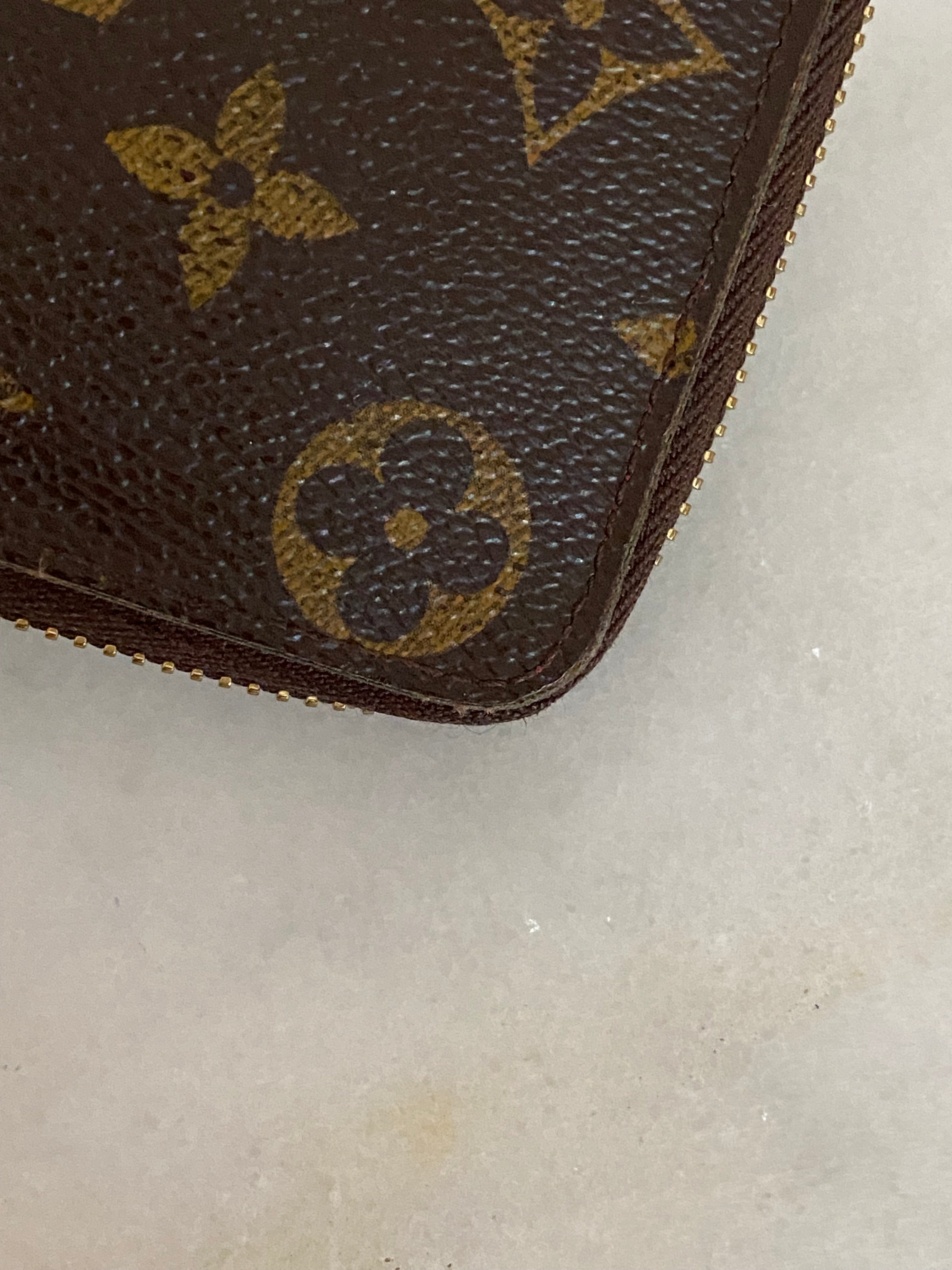 Louis Vuitton Monogram Clemence Long Zip Wallet