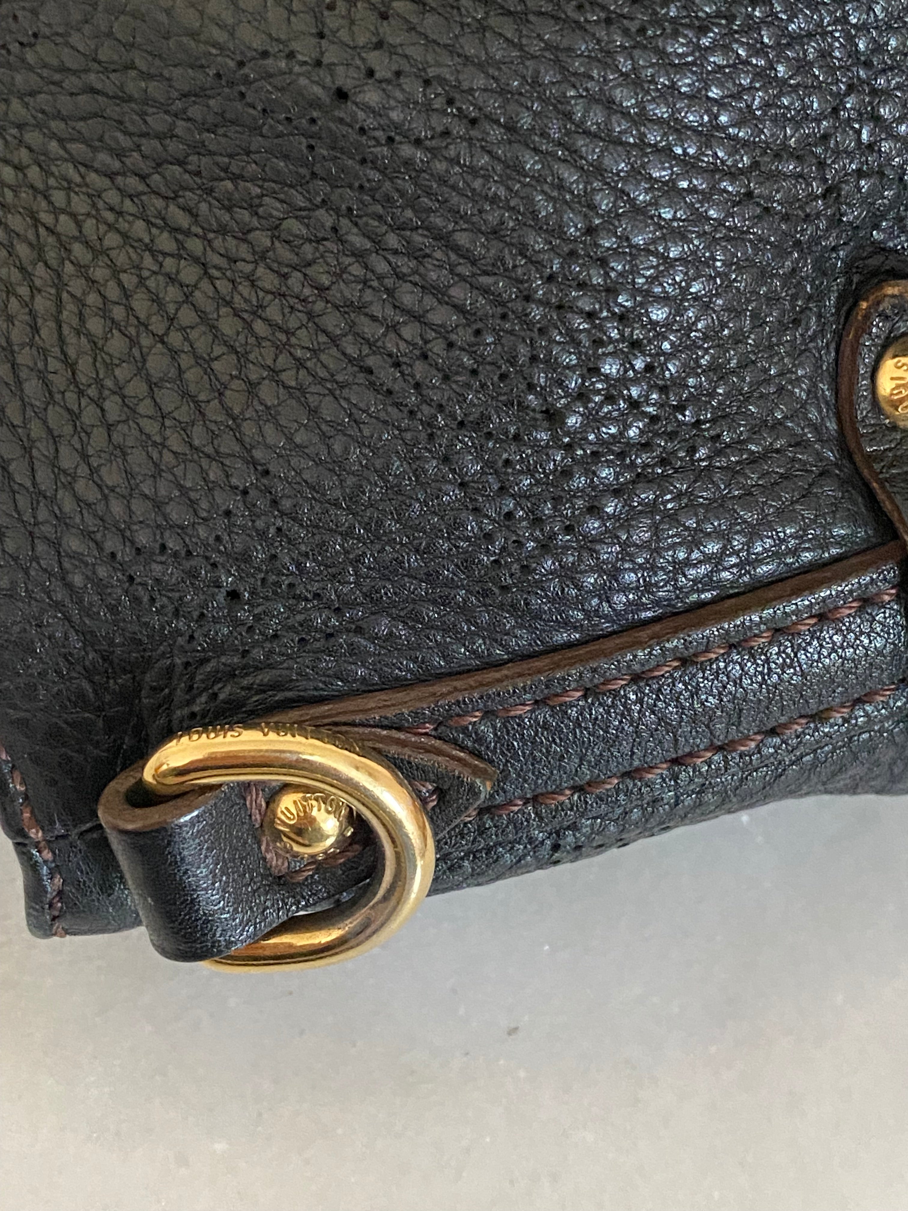 Louis Vuitton Black Mahina Tote Bag