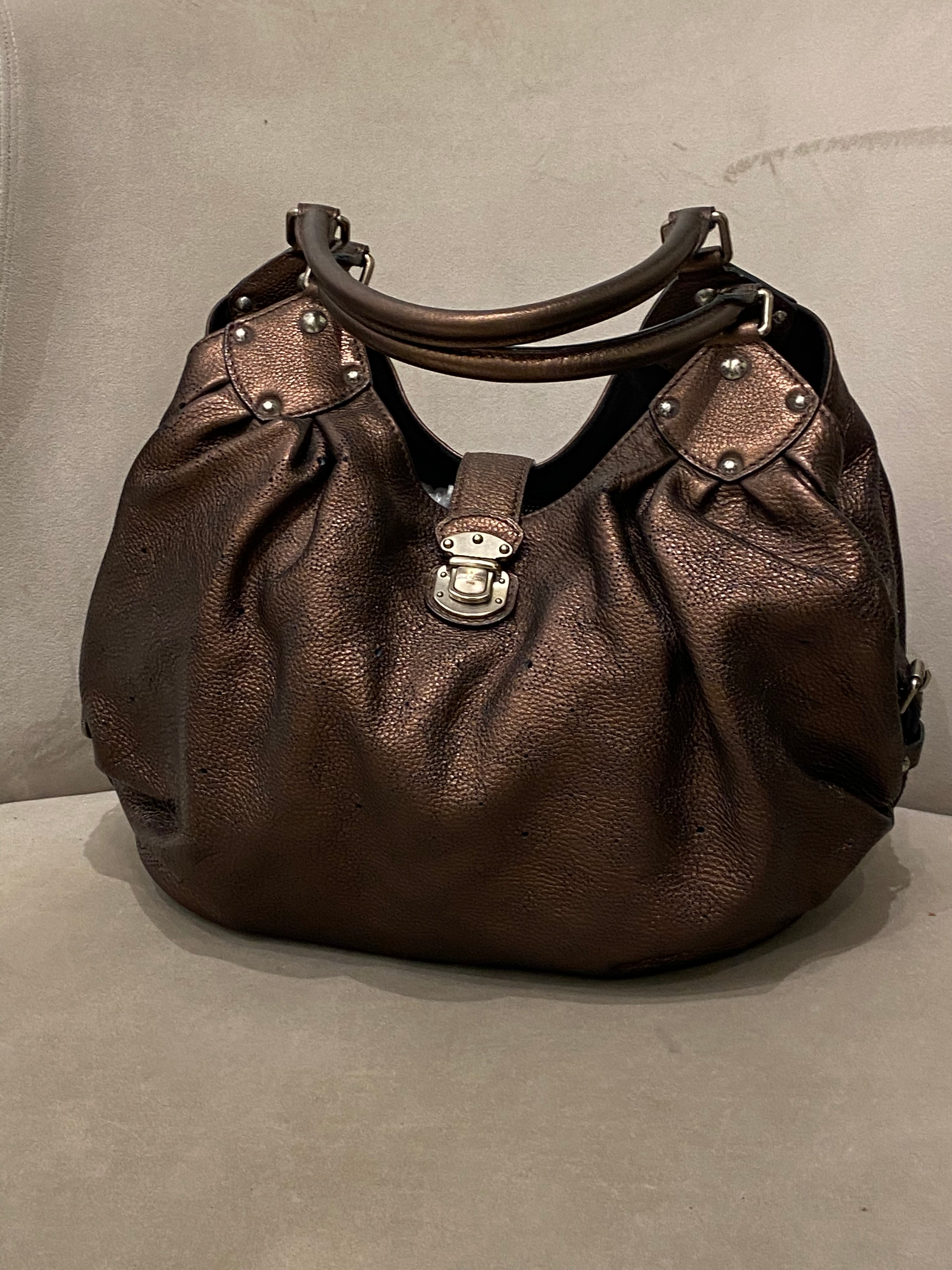 Louis Vuitton Brown Mahina Hobo Bag