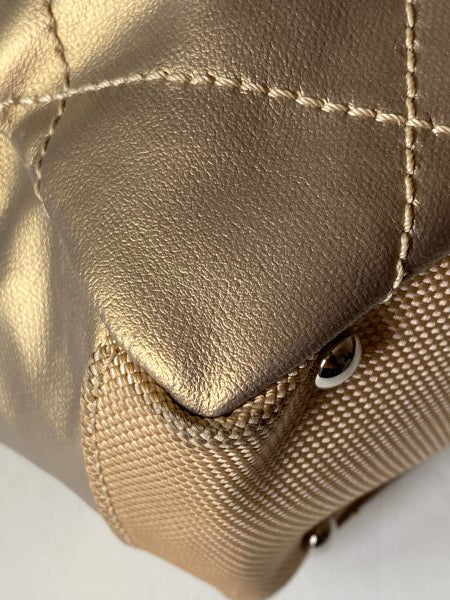 Chanel Gold CC Paris Biarritz Tote Bag