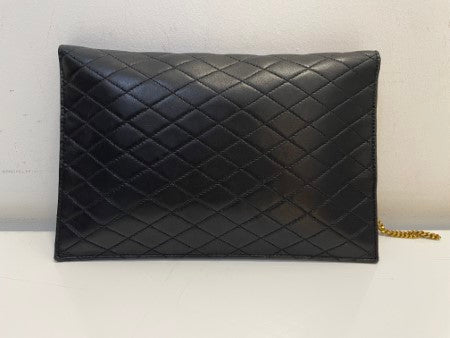 YSL Black Gaby Envelope Pouch