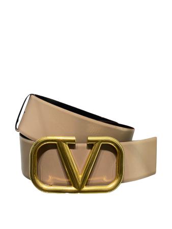 Valentino Bicolor Reversible Vlogo Signature Belt 32