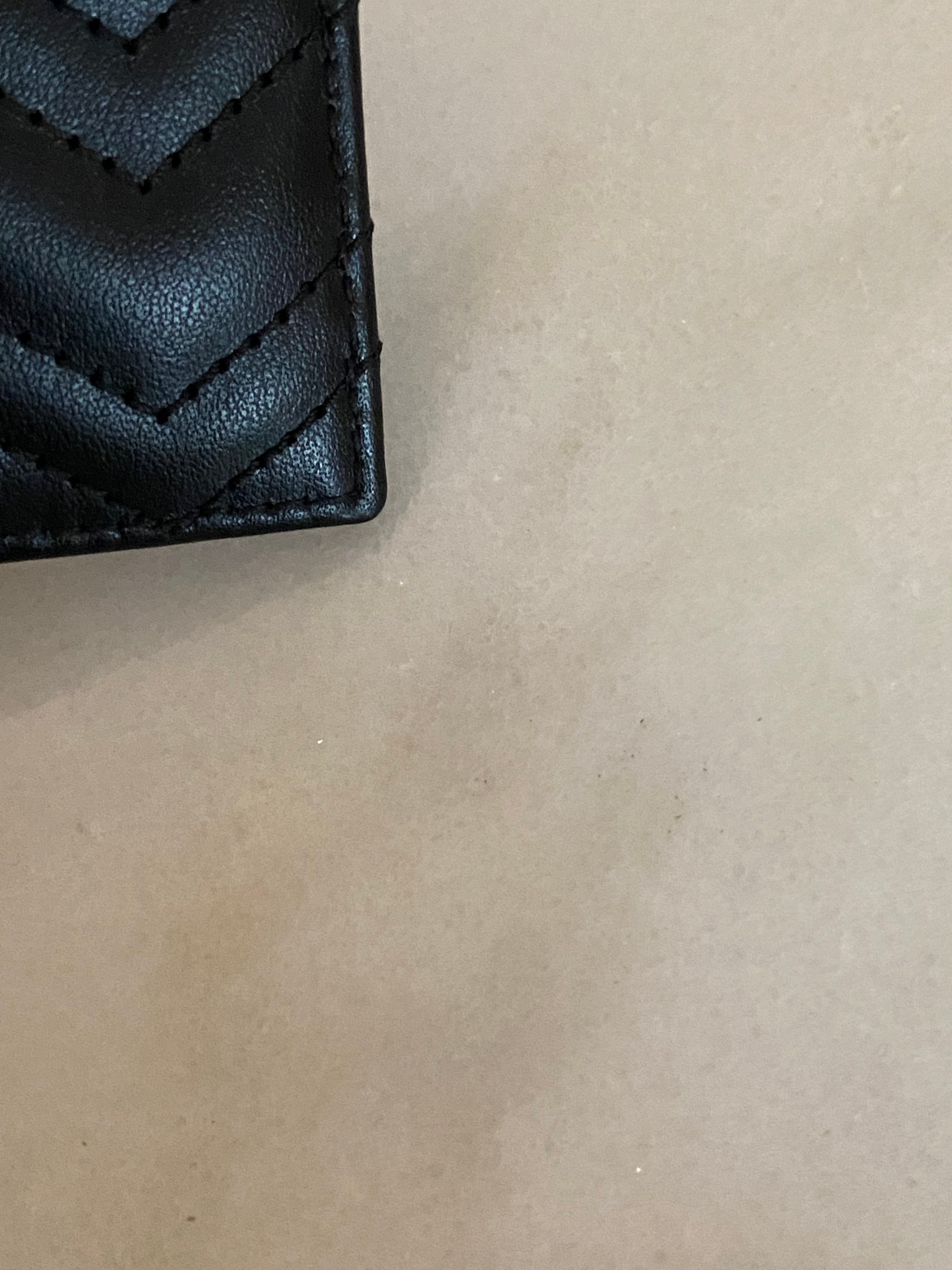 Gucci Black GG Card Holder