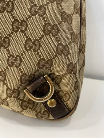 Gucci Brown GG Abbey Medium Hobo Bag