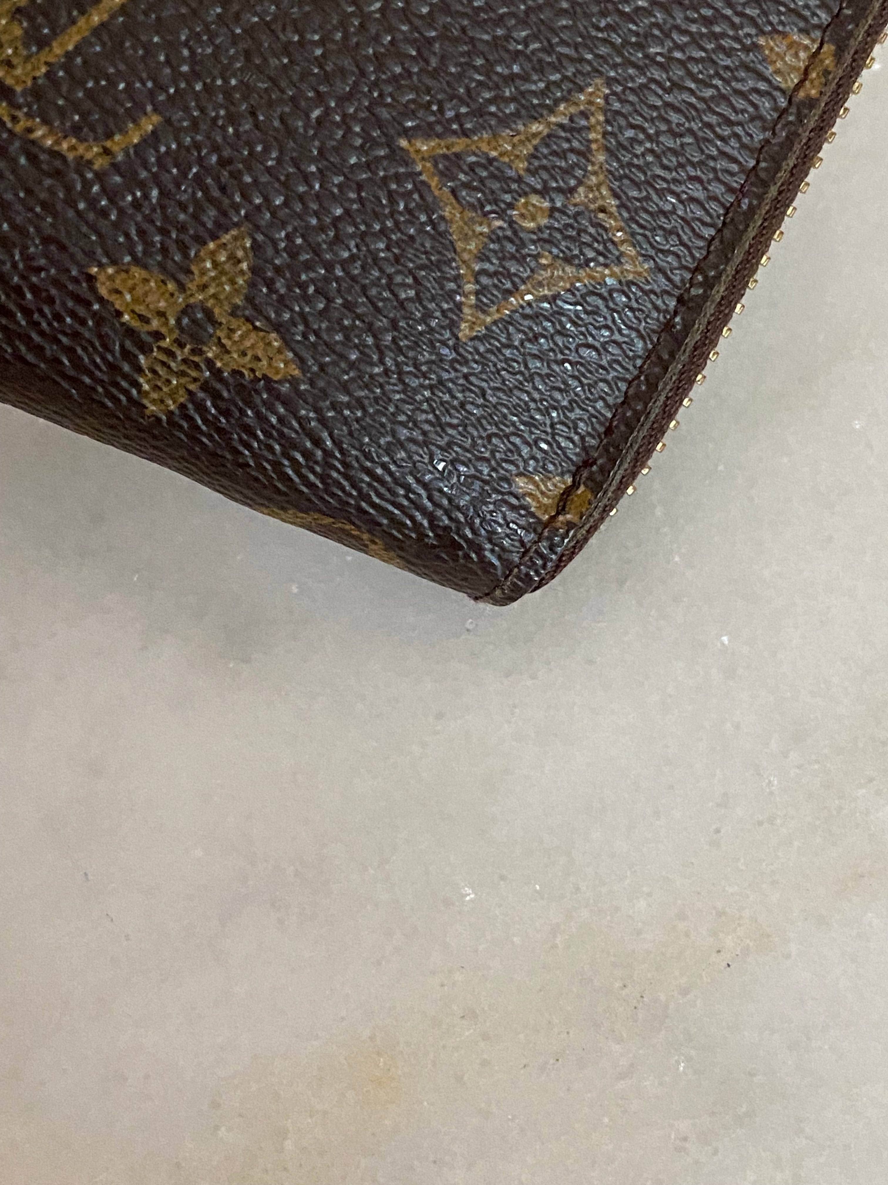 Louis Vuitton Monogram Clemence Long Zip Wallet