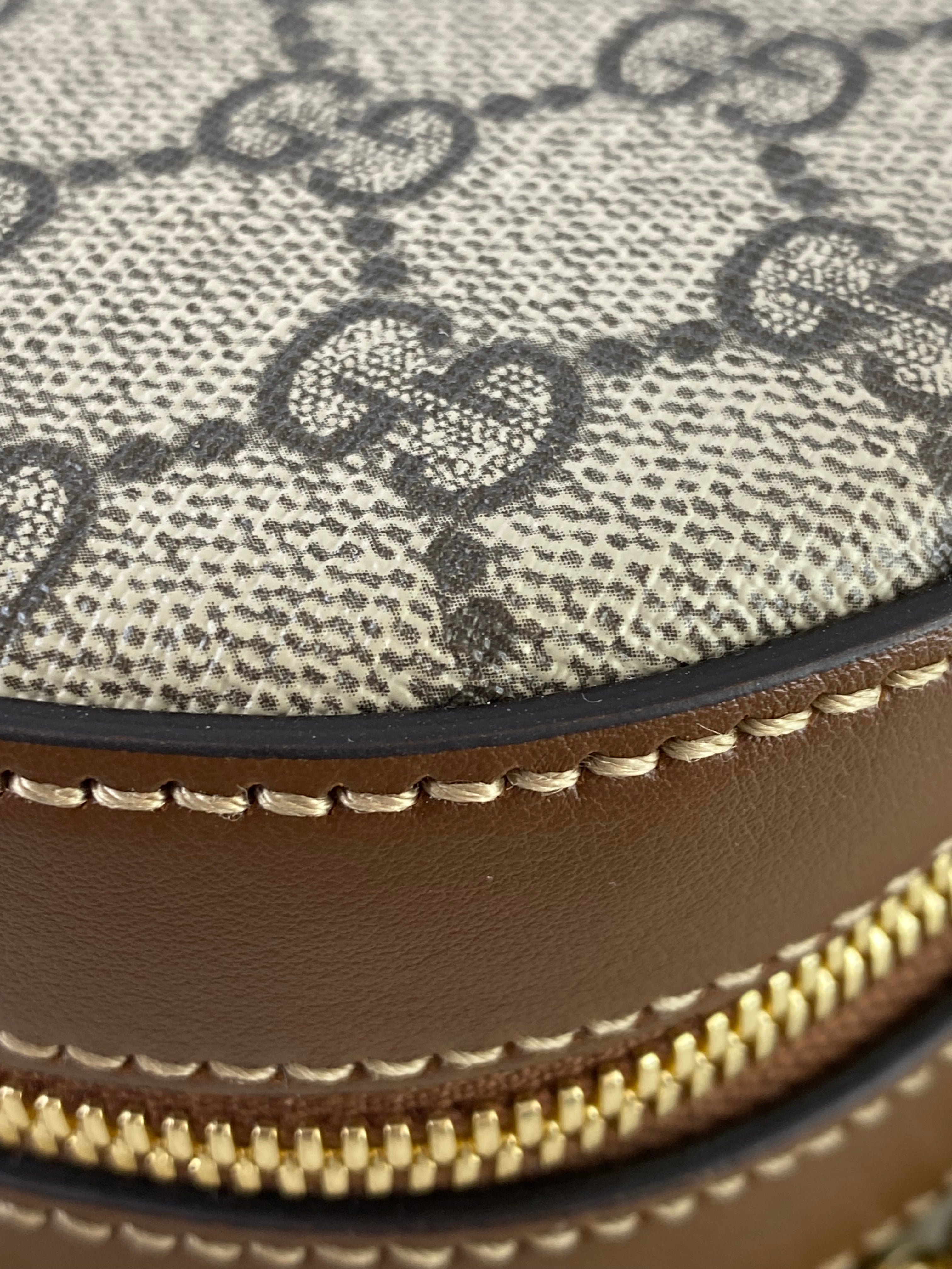 Gucci Brown GG Camera Crossbody Bag