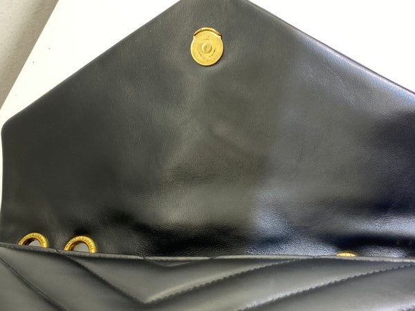 YSL Black Loulou Medium Bag