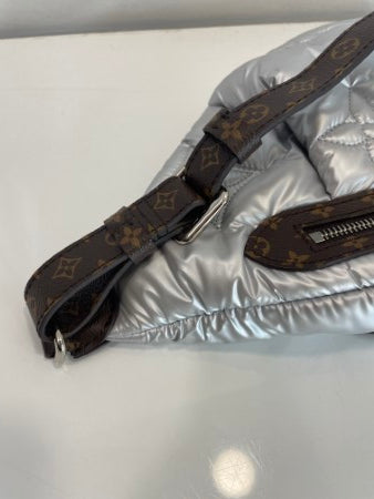 Louis Vuitton Monogram Silver Maxi Bumbag