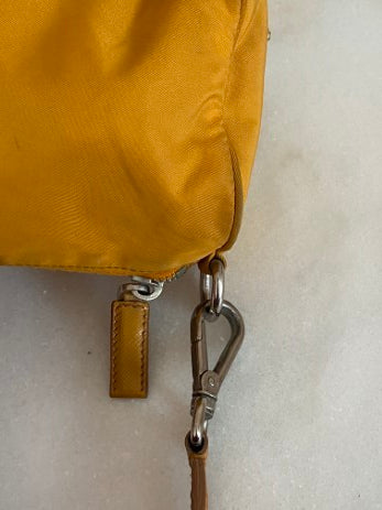 Prada Yellow Nylon Small Bag