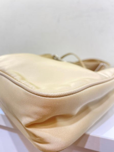 Prada Beige Re-Edition Multi Pochette Bag