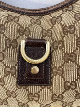 Gucci Brown GG Abbey Medium Hobo Bag