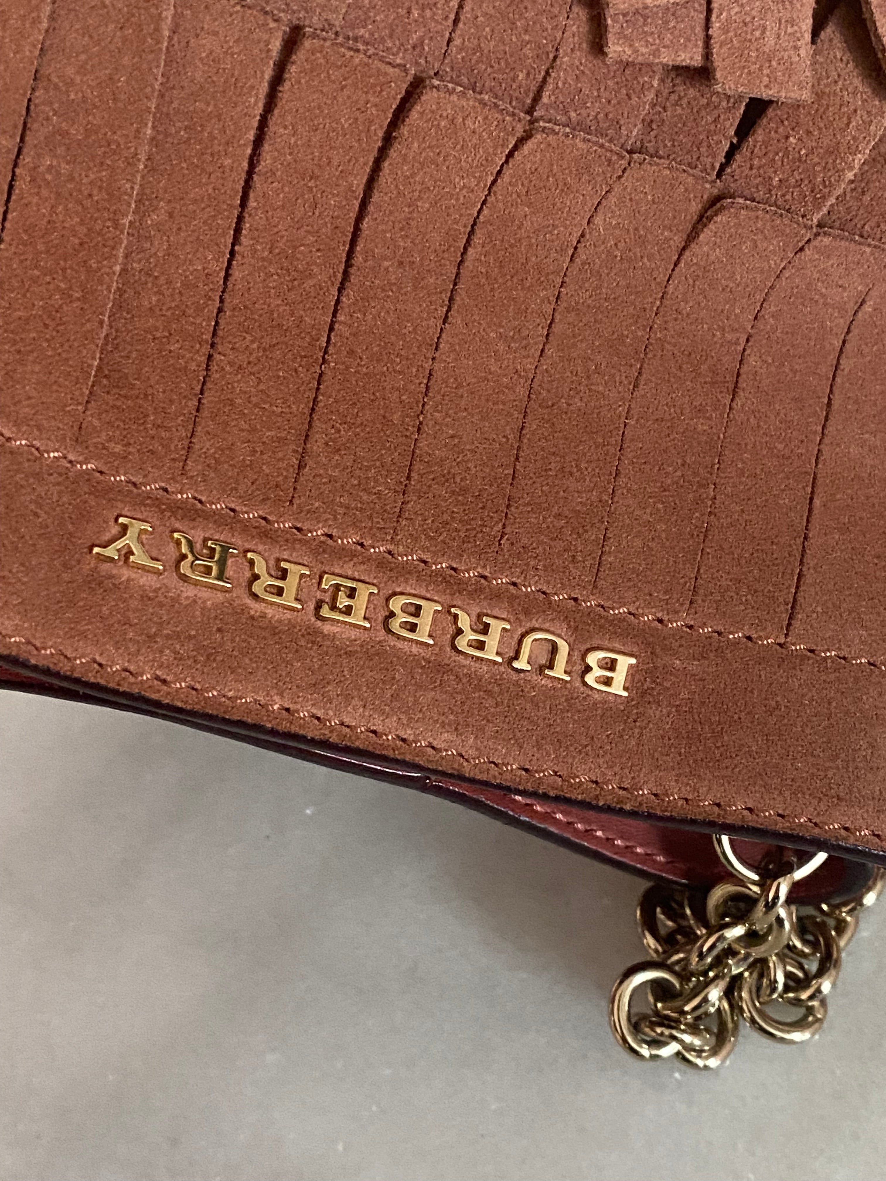 Burberry Pink Mini Bucket Crossbody Bag