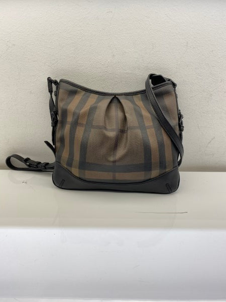 Burberry Brown House Check Crossbody Bag