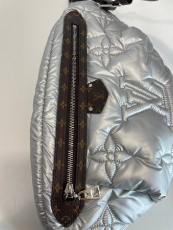 Louis Vuitton Monogram Silver Maxi Bumbag