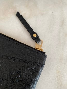 Louis Vuitton Black Monogram Empreinte Clutch