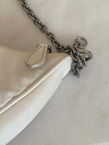 Prada Off White Nylon Re-Edition 2005 Bag