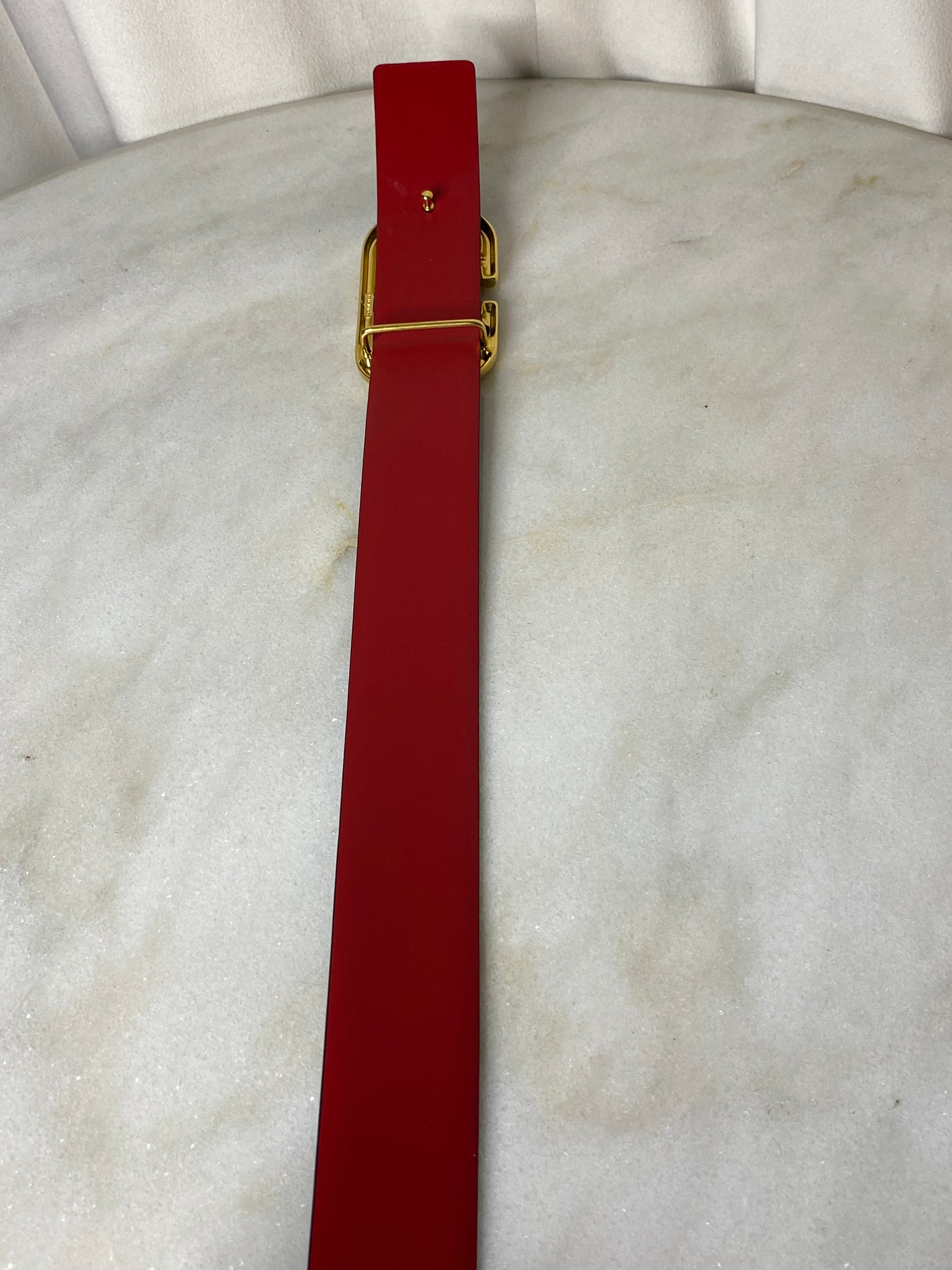 Valentino Bicolor Vlogo Reversible 40mm Belt 32