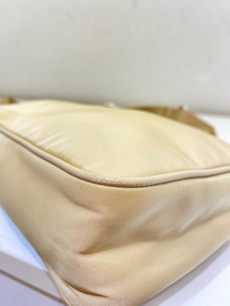 Prada Beige Re-Edition Multi Pochette Bag