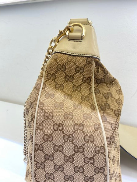 Gucci Bicolor GG Emily Hobo Bag