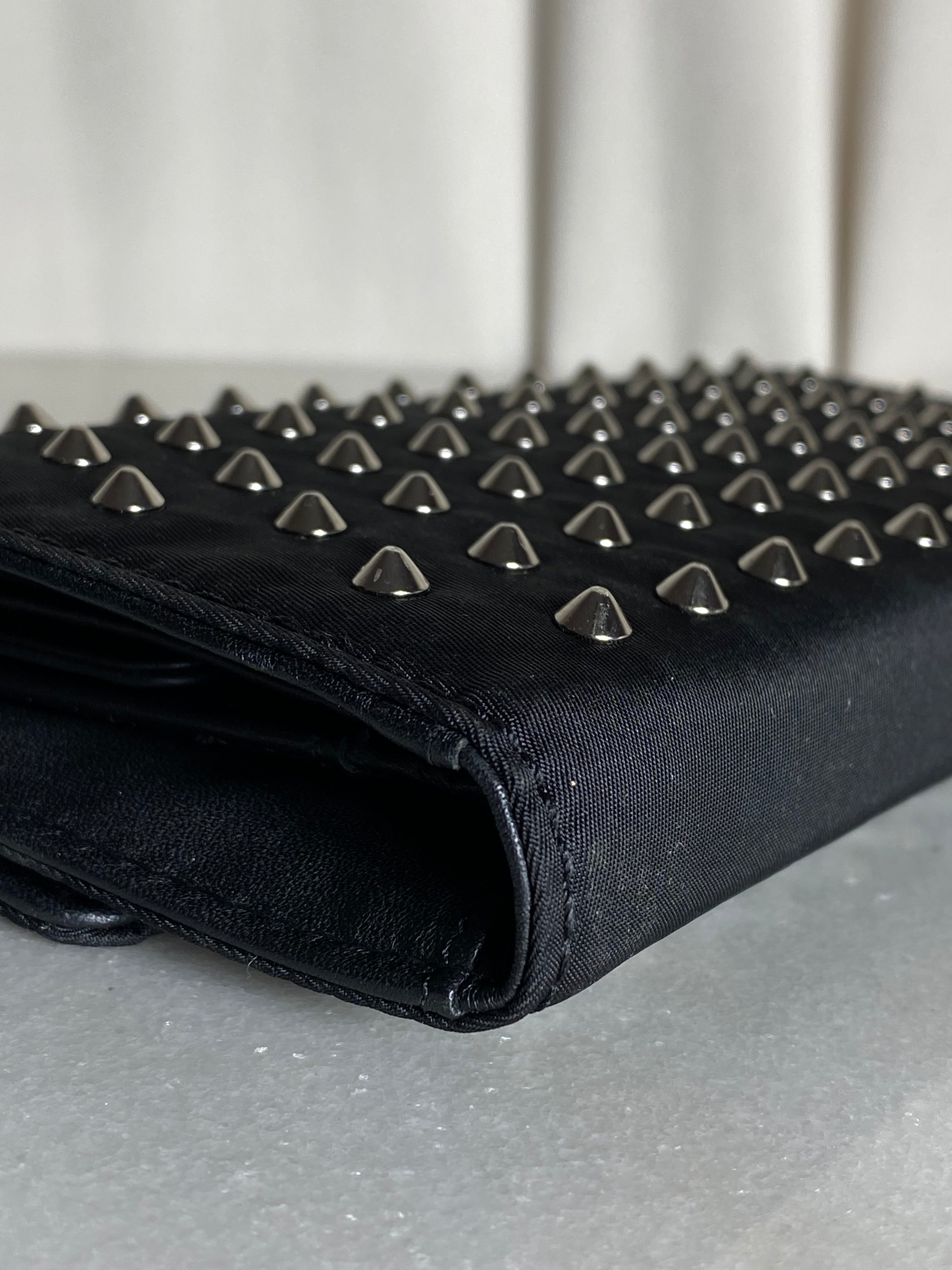 Givenchy Black Studded Long Wallet