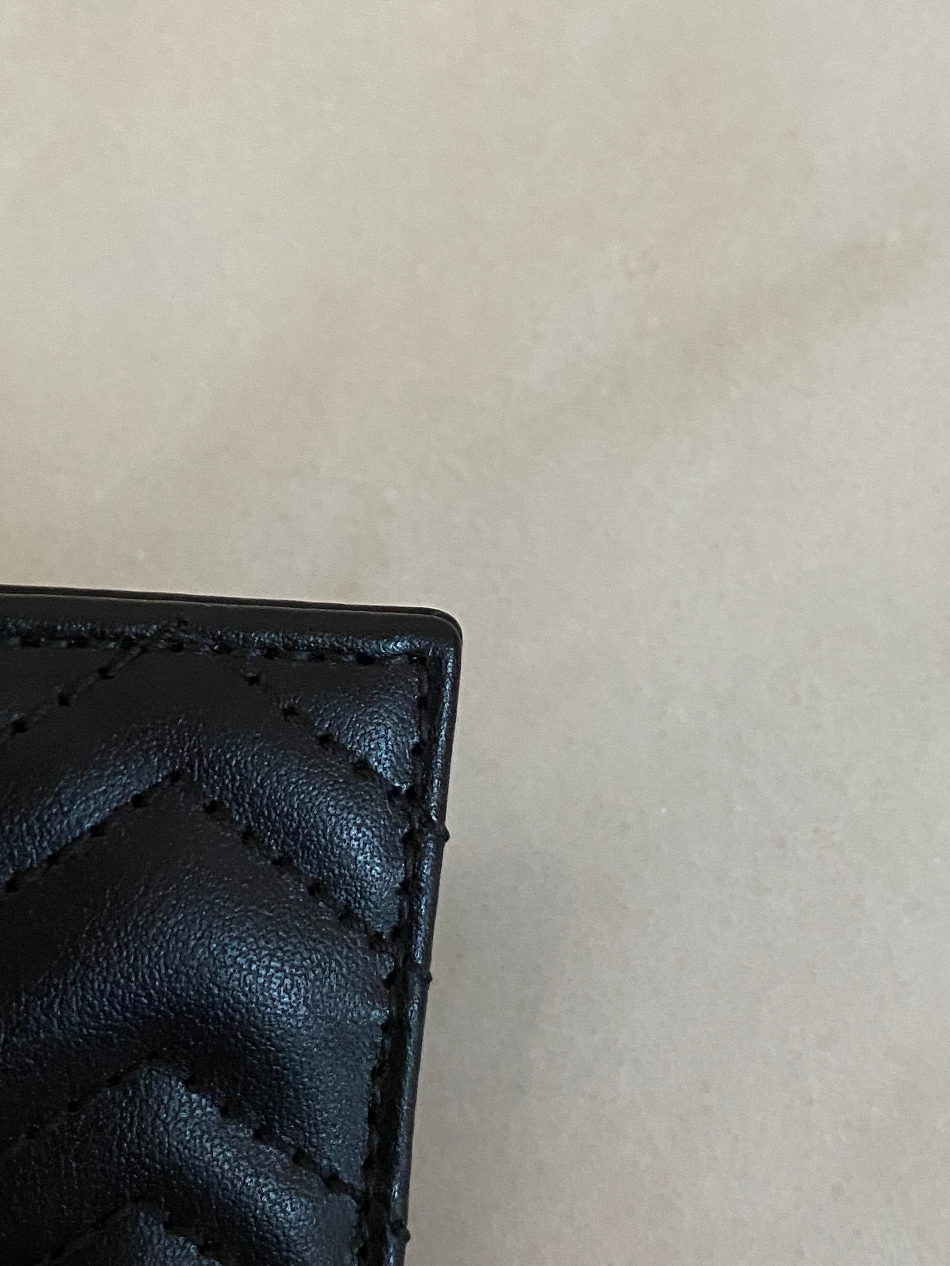 Gucci Black GG Card Holder