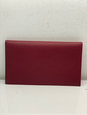 YSL Red Uptown Pouch