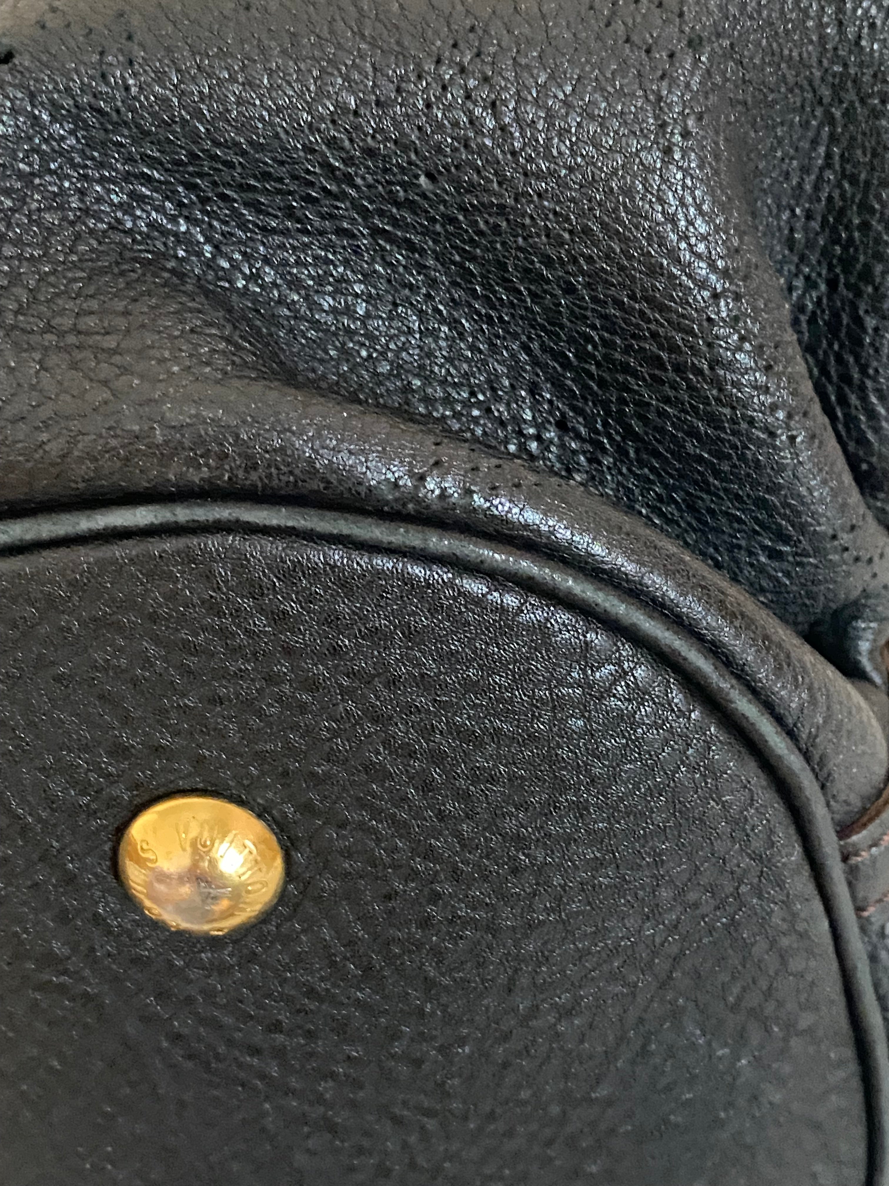 Louis Vuitton Black Mahina Tote Bag