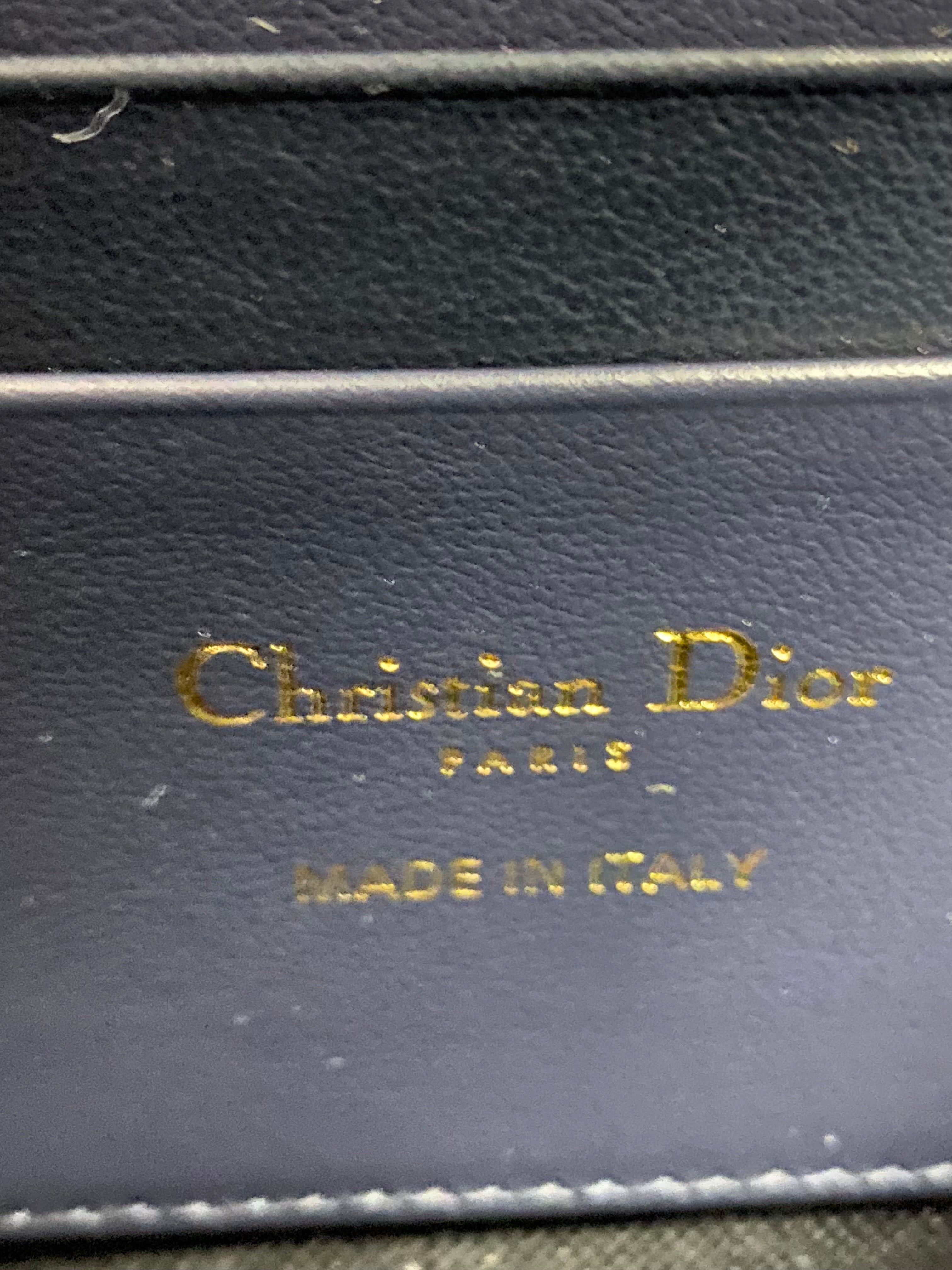 Christian Dior Blue Montaigne Pouch