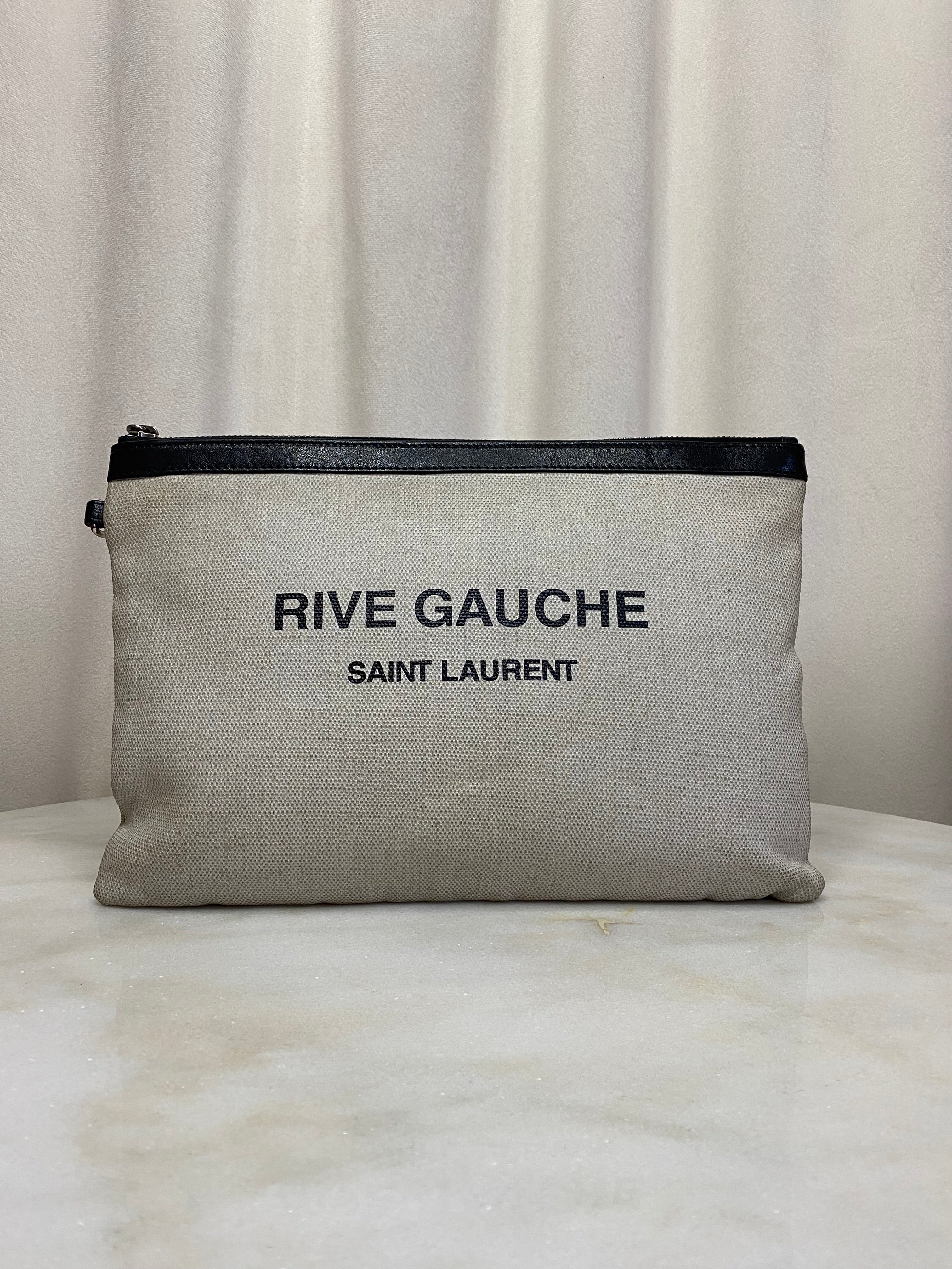 YSL Bicolor Rive Gauche Clutch