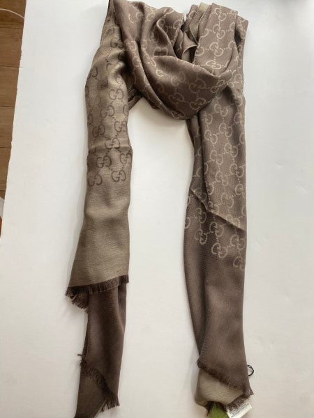 Gucci Brown GG Scarf