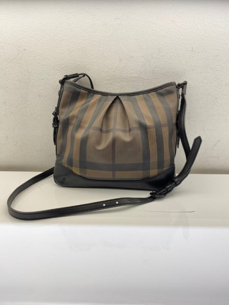 Burberry Brown House Check Crossbody Bag