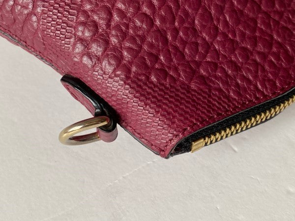 Burberry Pink Embossed Check Crossbody bag