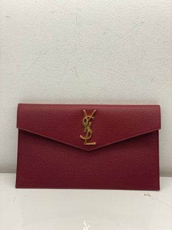 YSL Red Uptown Pouch