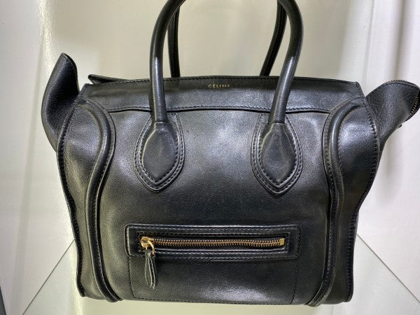 Celine Black Luggage Large Bag