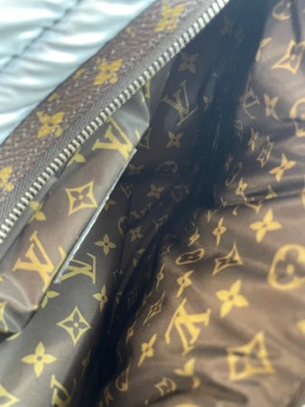 Louis Vuitton Monogram Silver Maxi Bumbag