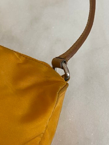 Prada Yellow Nylon Small Bag