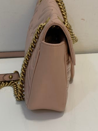 Gucci Powder Pink GG Marmont Small Bag