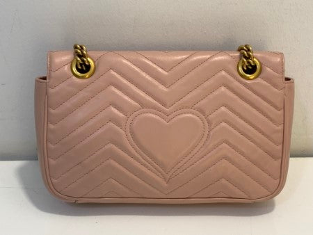 Gucci Powder Pink GG Marmont Small Bag