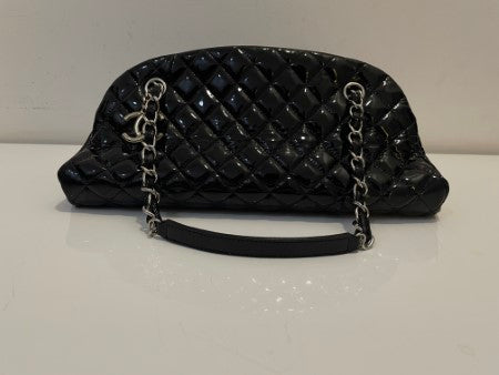 Chanel Black Just Mademoiselle Bowling Bag