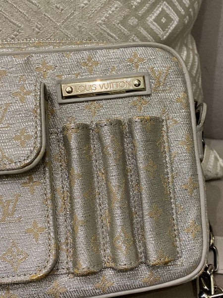 Louis Vuitton Silver Monogram Mckenna Chain Bag