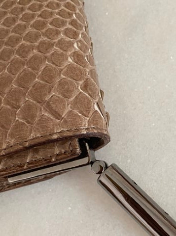 Gucci Brown Python Hobo Bag