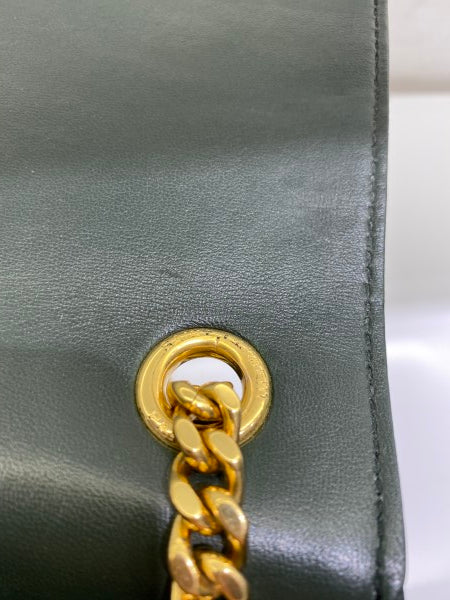 YSL Green Sulpice Medium Shoulder Bag