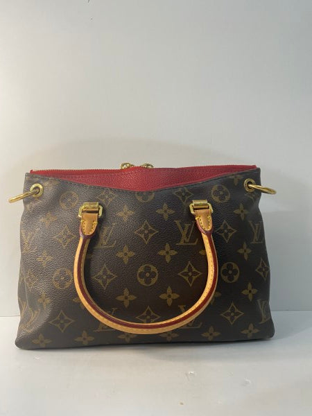 Louis Vuitton Monogram Red Pallas BB Tote Bag